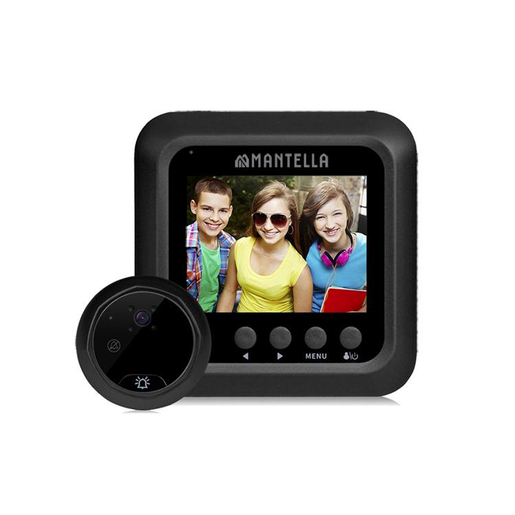 Видеоглазок дверной видеозвонок видеодомофон датчик движения запись на SD карту 2.4 дюйма